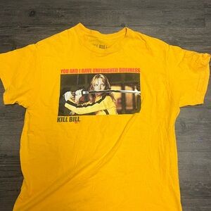 Kill Bill Graphic Tee - Yellow Men’s Short Sleeve Shirt